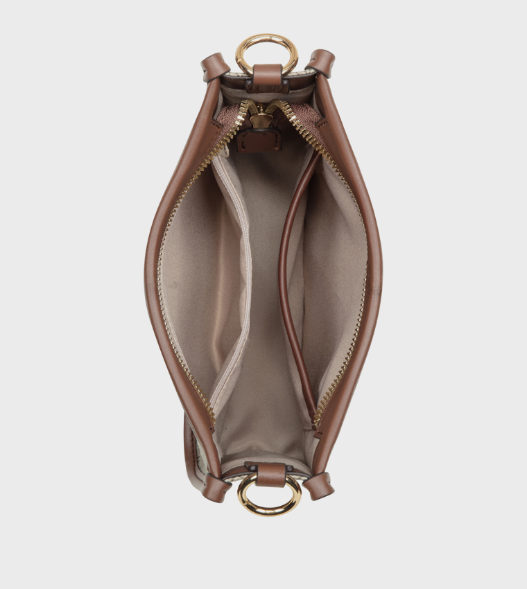 NALINI Monogram Patterned Crossbody Bag