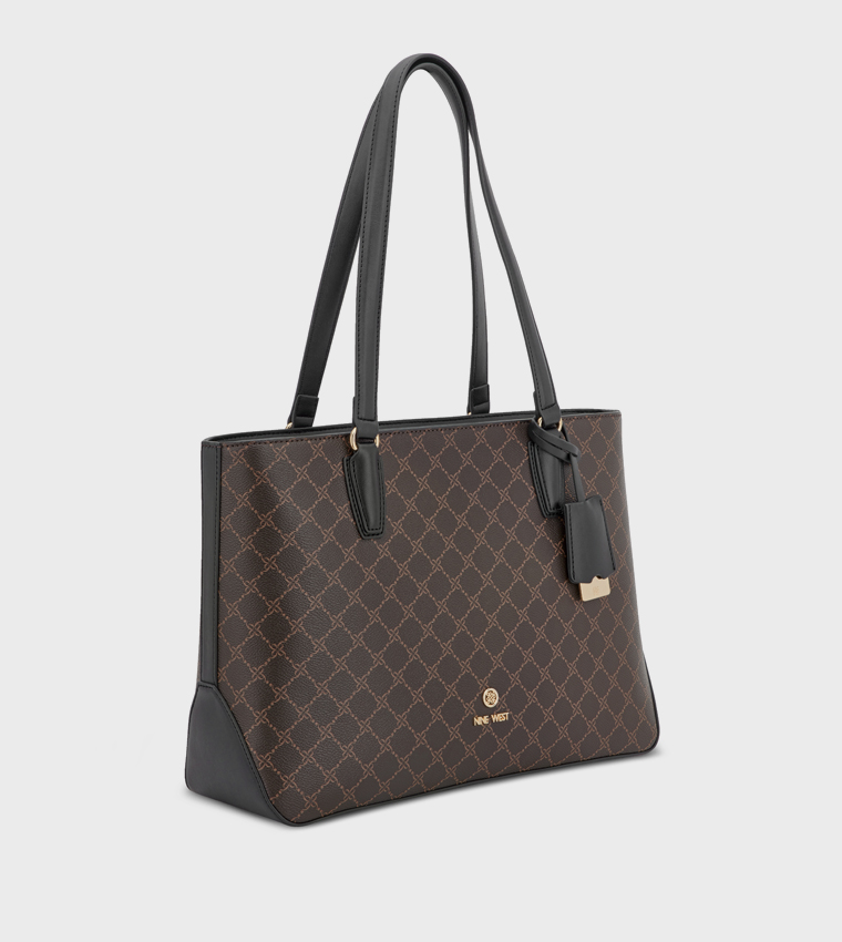 LAKELYN Monogram Patterned Tote Bag