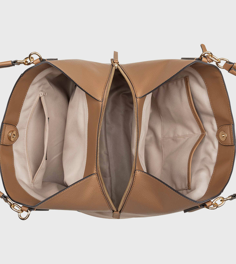 DEACON 3 Textured Shoulder Bag