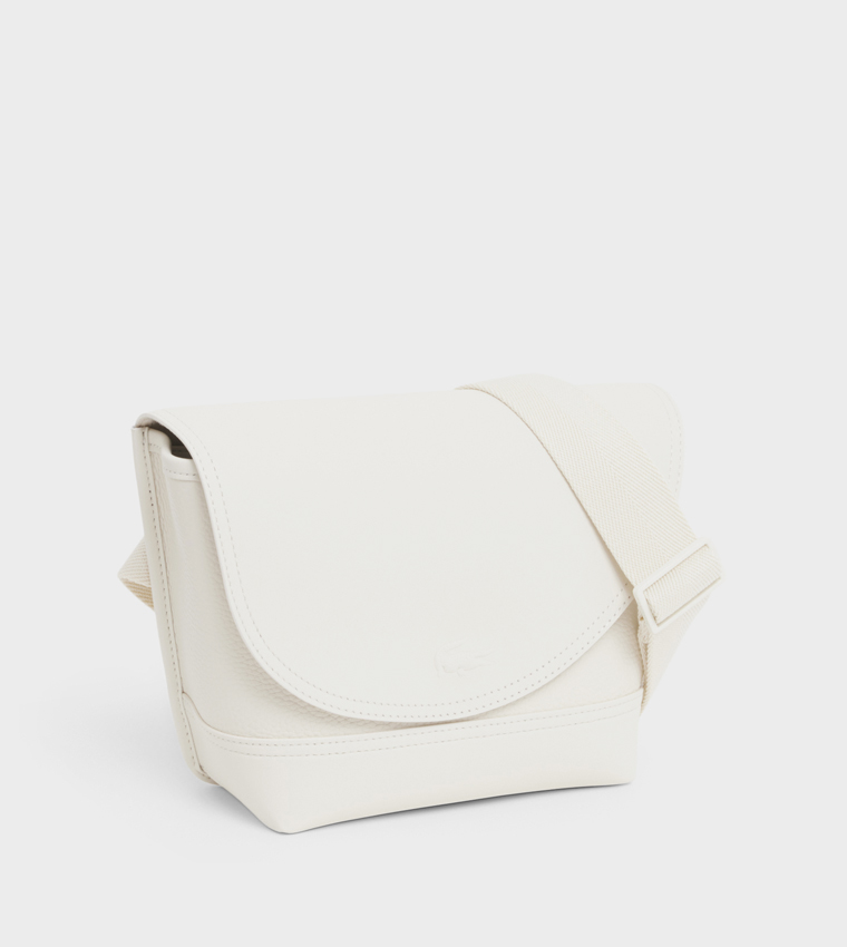 Logo Detail Flap Messenger Bag