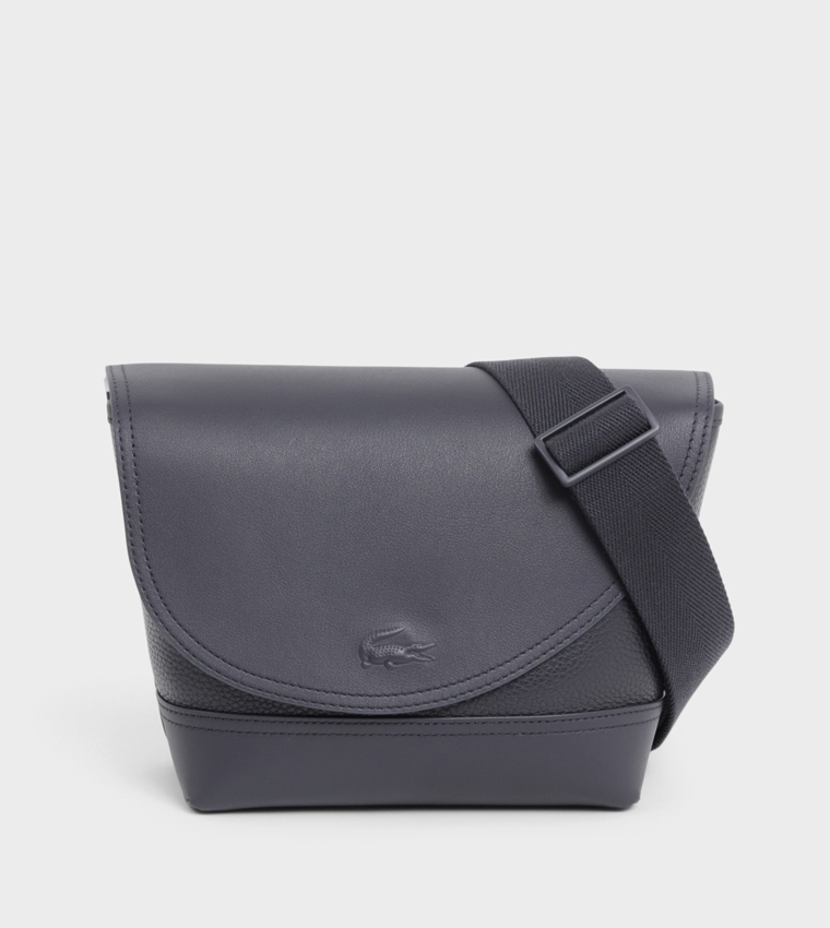 Logo Detail Flap Messenger Bag