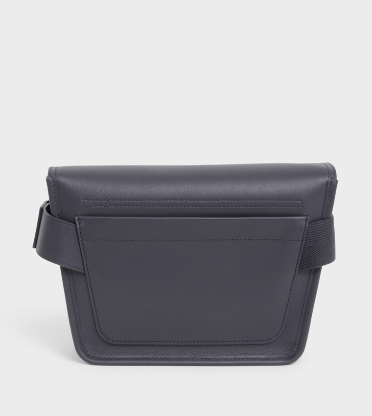Logo Detail Flap Messenger Bag