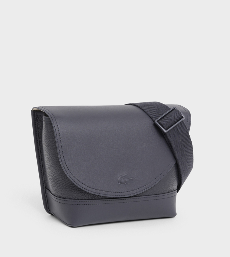 Logo Detail Flap Messenger Bag