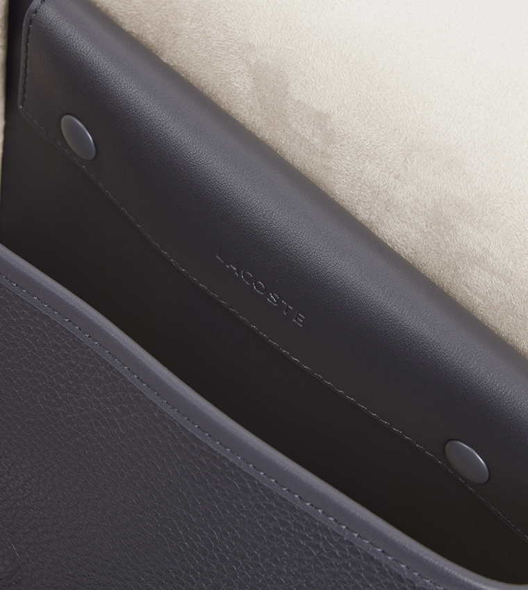 Logo Detail Flap Messenger Bag