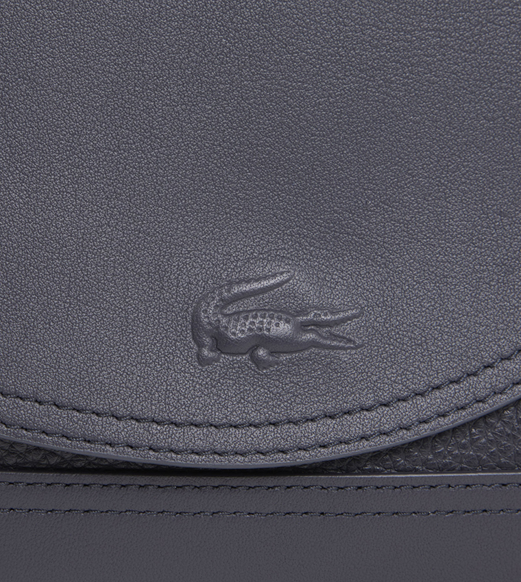 Logo Detail Flap Messenger Bag