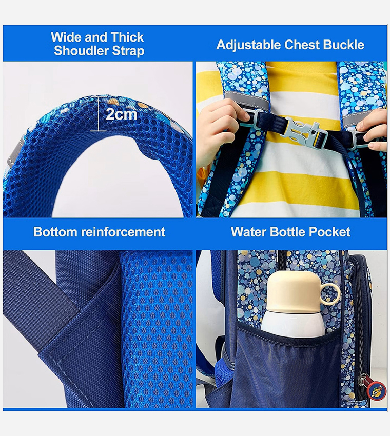 Spine Protector School Backpack