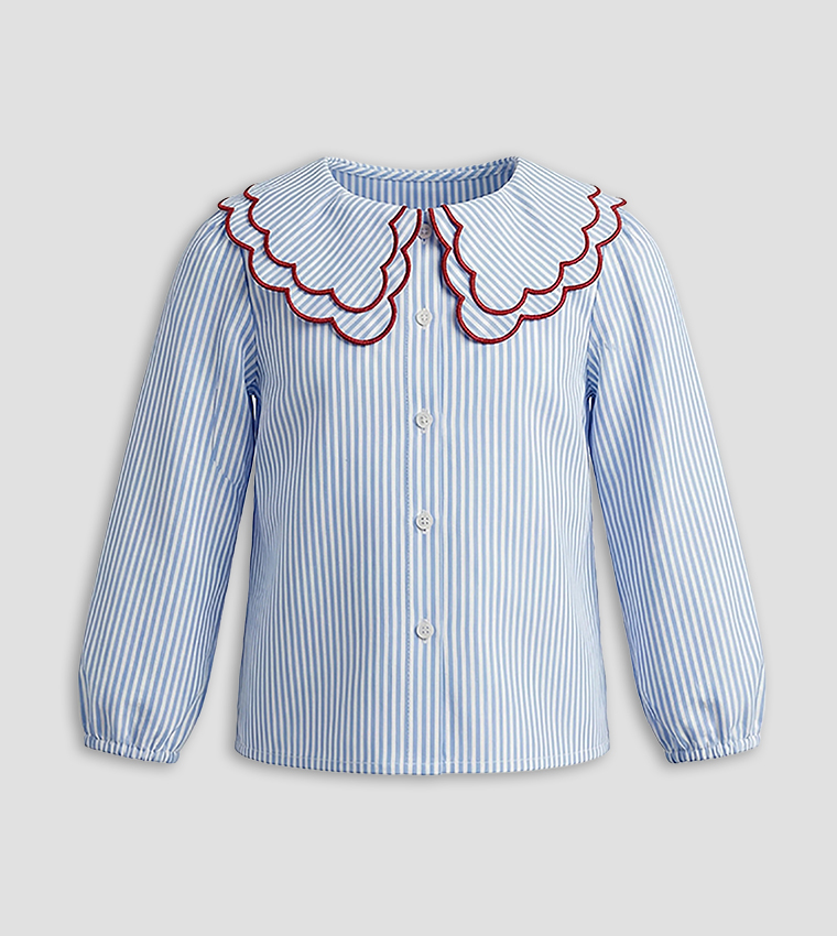 توب مخطط كم طويل