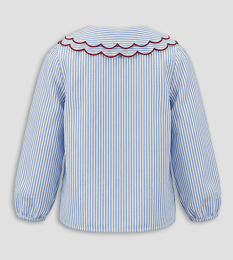 توب مخطط كم طويل