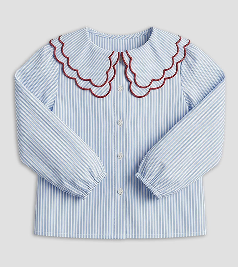 توب مخطط كم طويل