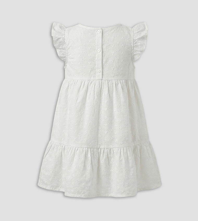 Textured Sleeveless Woven Dress