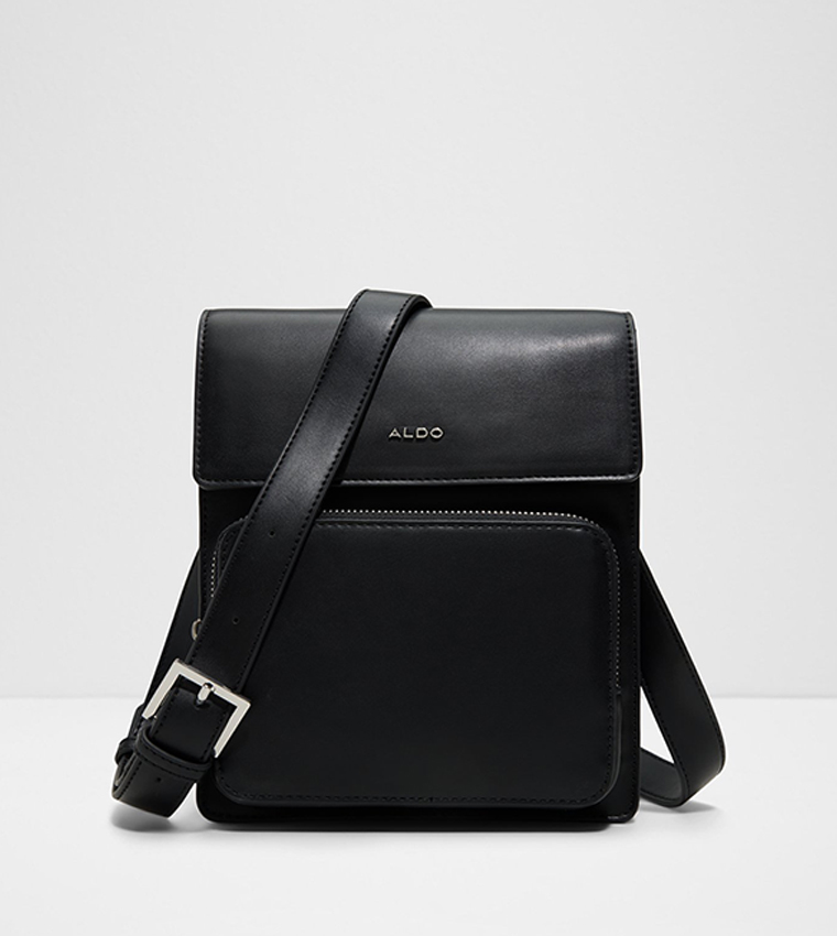 NILES Logo Detail Zippered Crossbody Bag