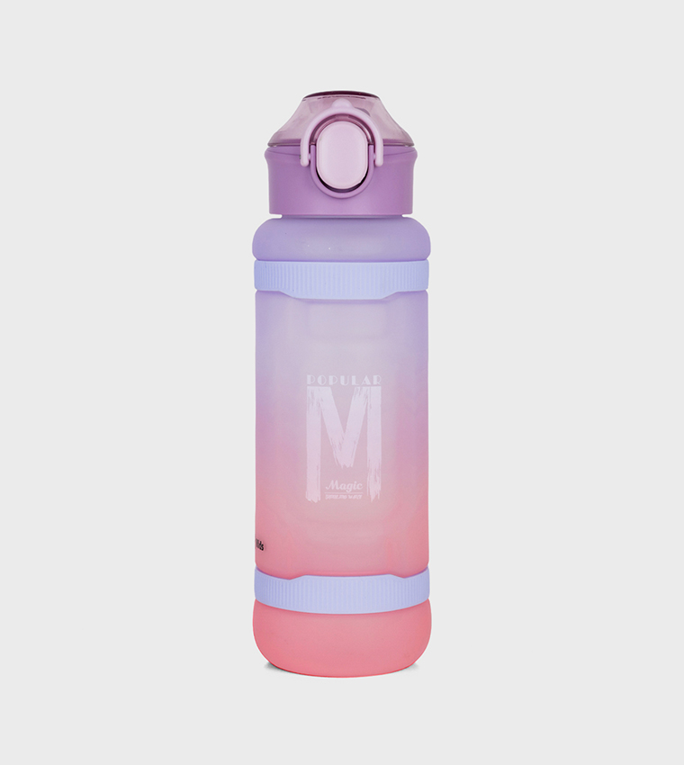 Ombre Water Bottle with Straw - 1000ml