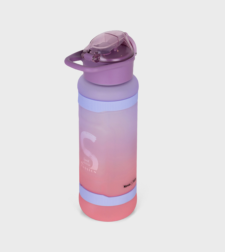 Ombre Water Bottle with Straw - 1000ml