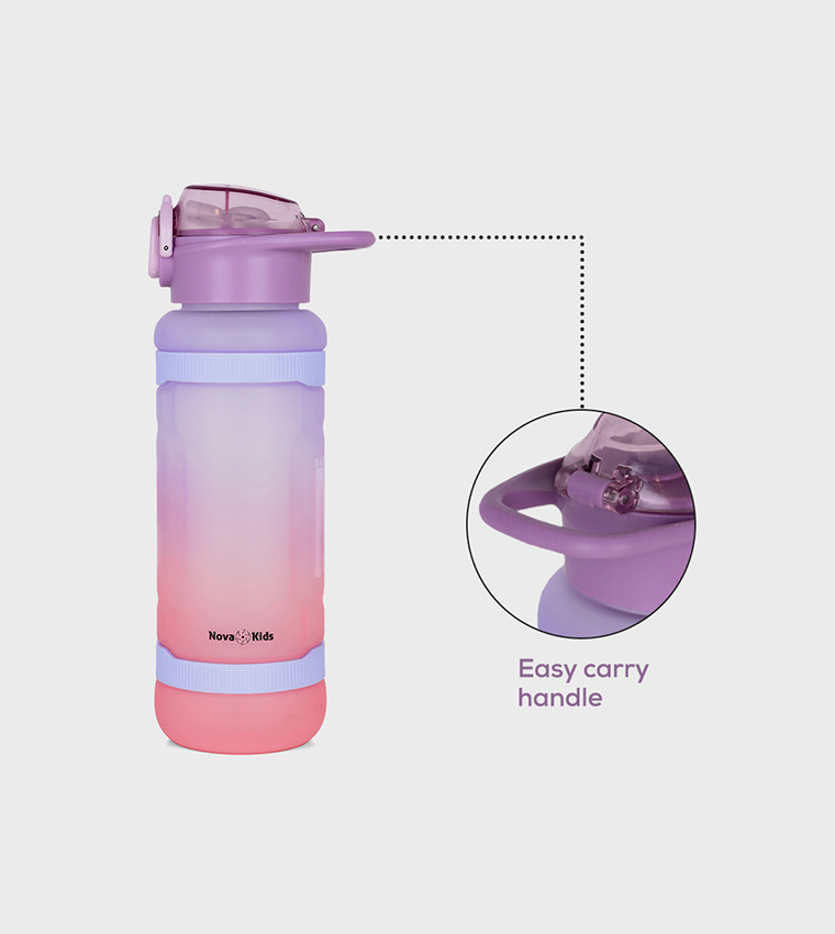 Ombre Water Bottle with Straw - 1000ml