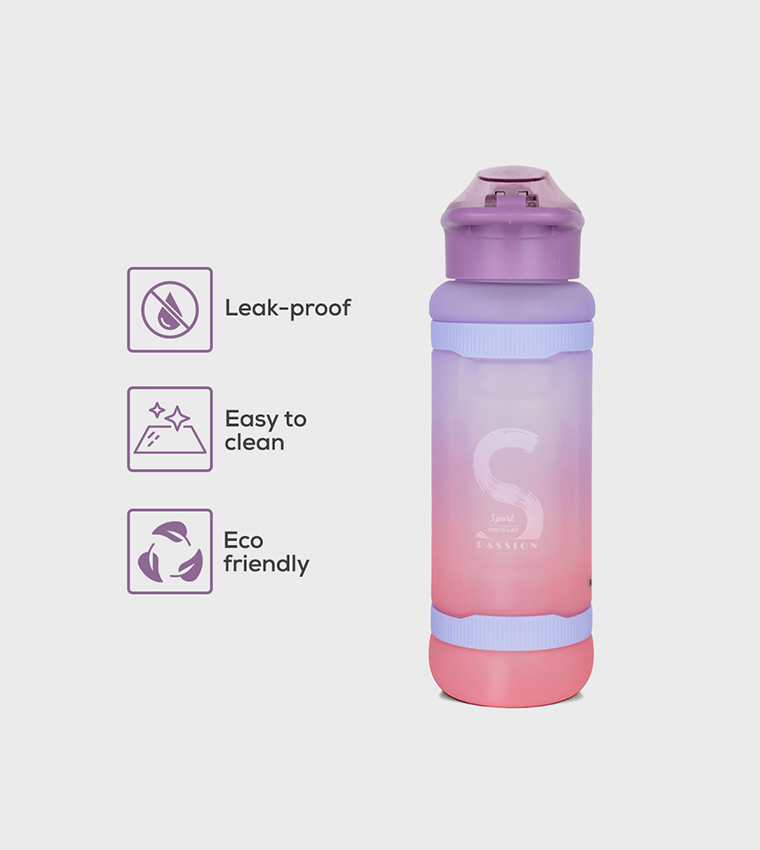 Ombre Water Bottle with Straw - 1000ml