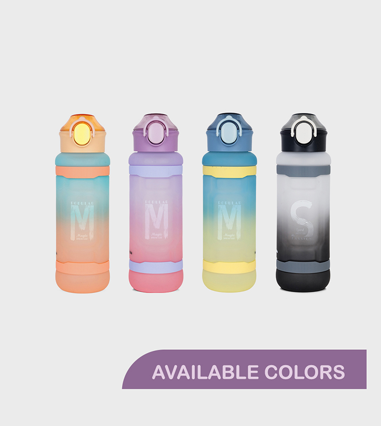 Ombre Water Bottle with Straw - 1000ml