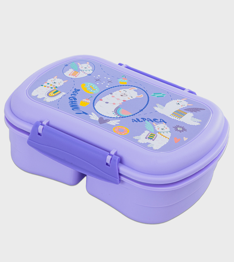 Printed Lunch Bag Set - Lama