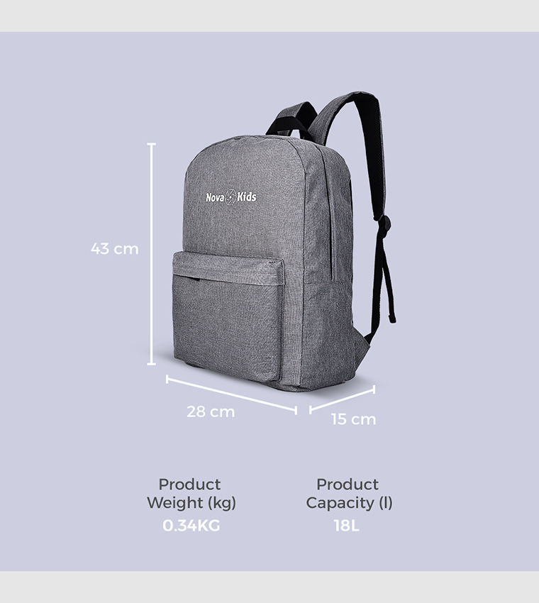 Logo Printed 17"-18L School Bag