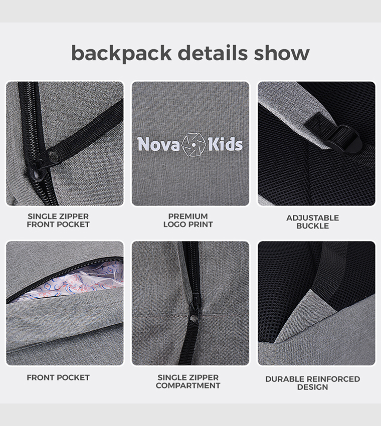 Logo Printed 17"-18L School Bag