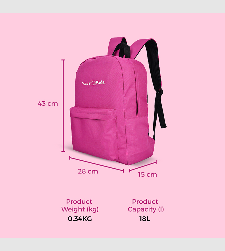 Logo Printed 17"-18L School Bag