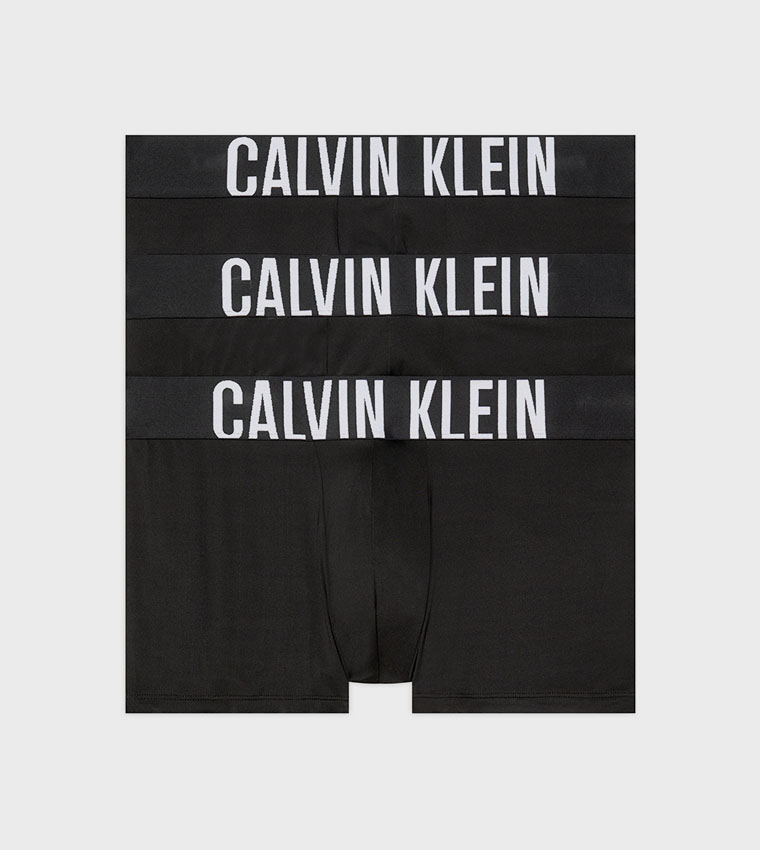 Pack of 3 Logo Waistband Trunks
