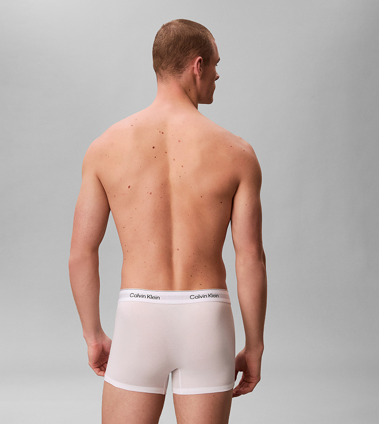 Pack of 3 Logo Waistband Trunks