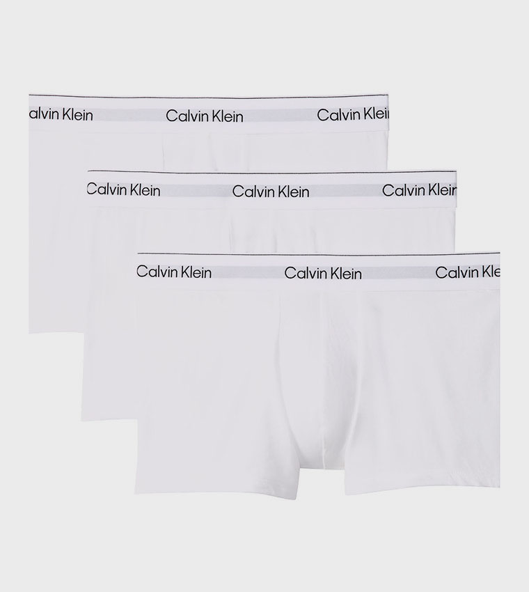 Pack of 3 Logo Waistband Trunks