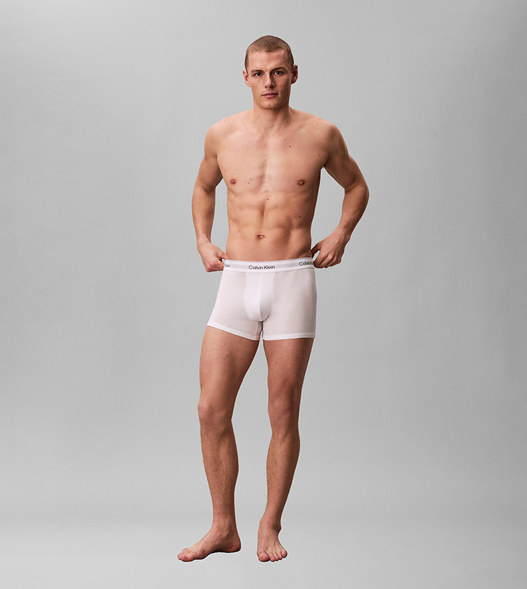 Pack of 3 Logo Waistband Trunks