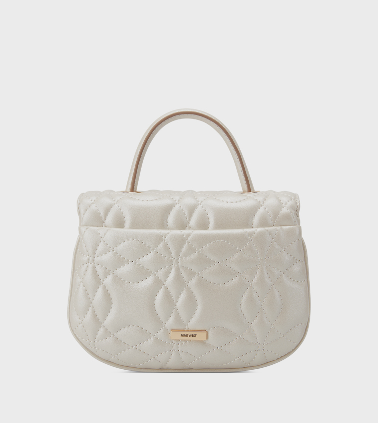 HANNI Quilted Top Handle Bag