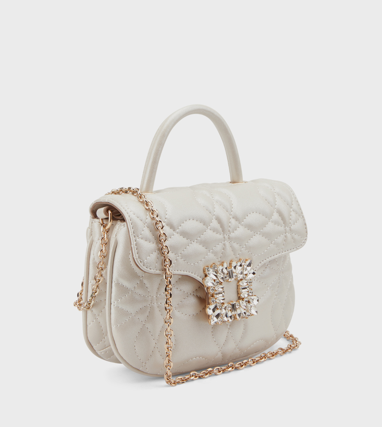 HANNI Quilted Top Handle Bag