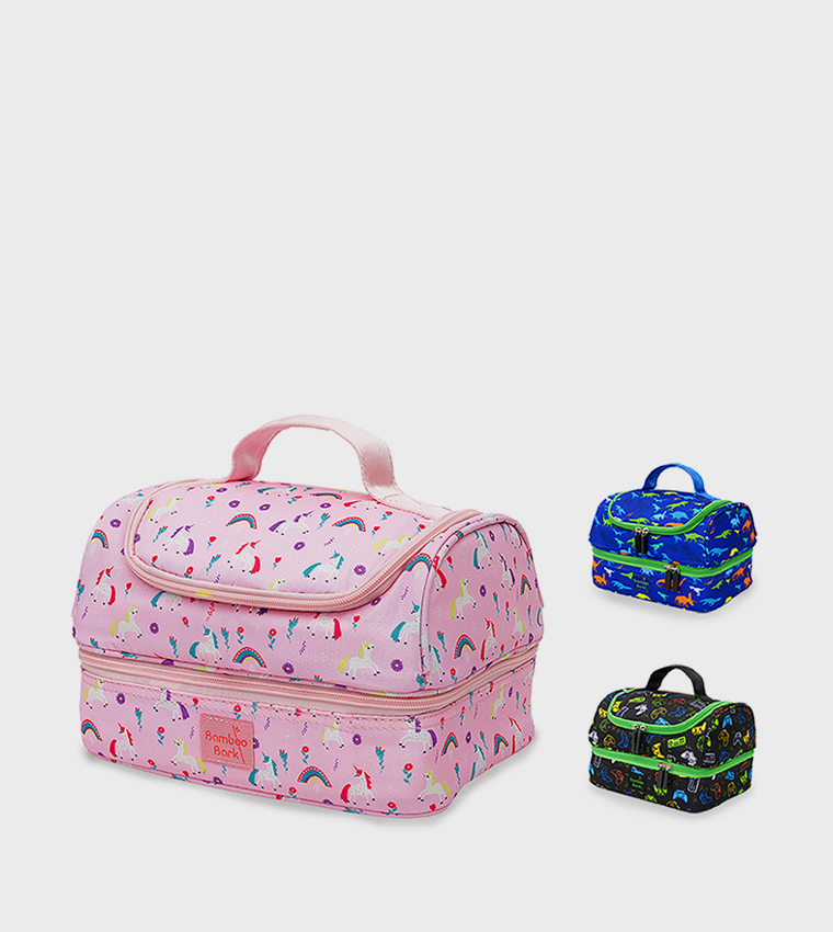 Bamboo Bark  Lunch Bags - Pink Lunch Bags