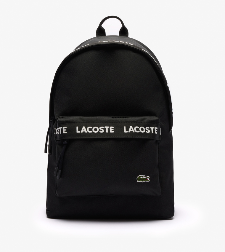 Logo Detail Front Pocket Backpack