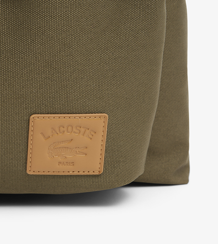 Label Detail Front Pocket Backpack