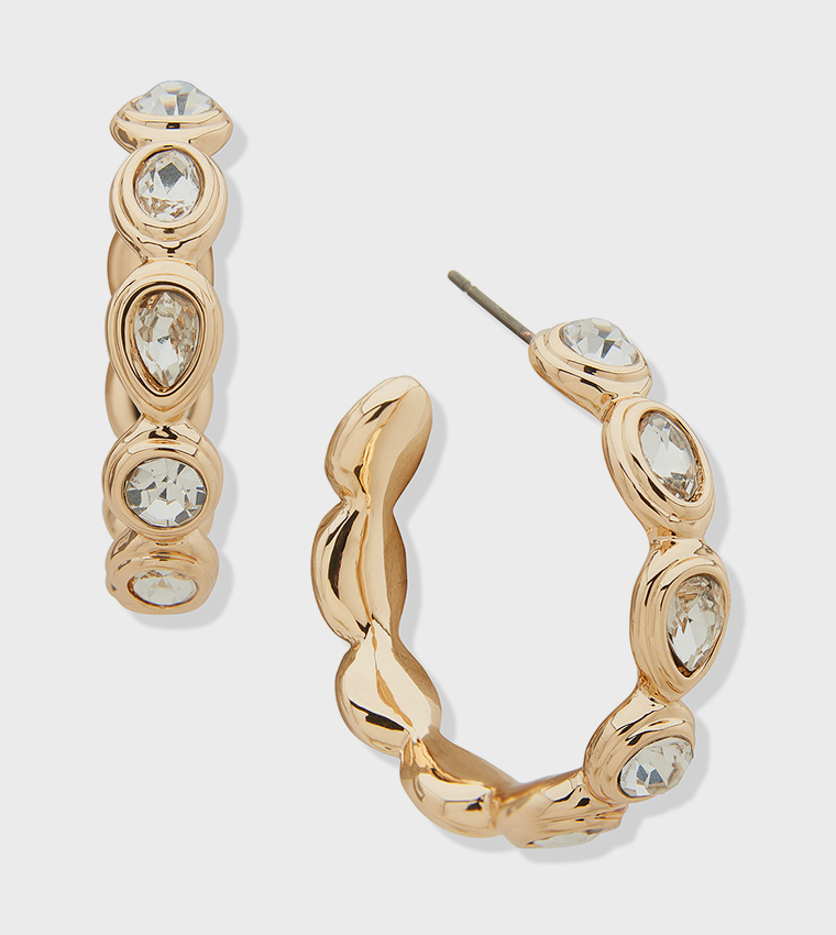 Embellished Hoop Earrings