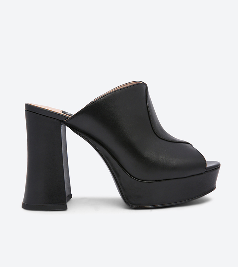 Lisana Mules - Black NWLISANA40