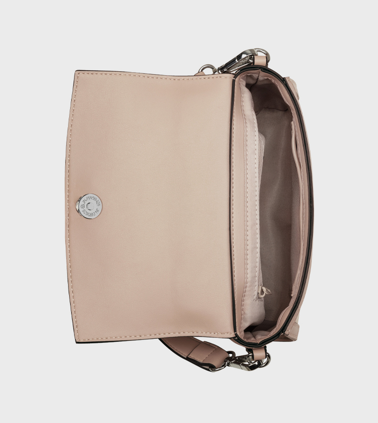 Monogram Patterned Top Handle Bag