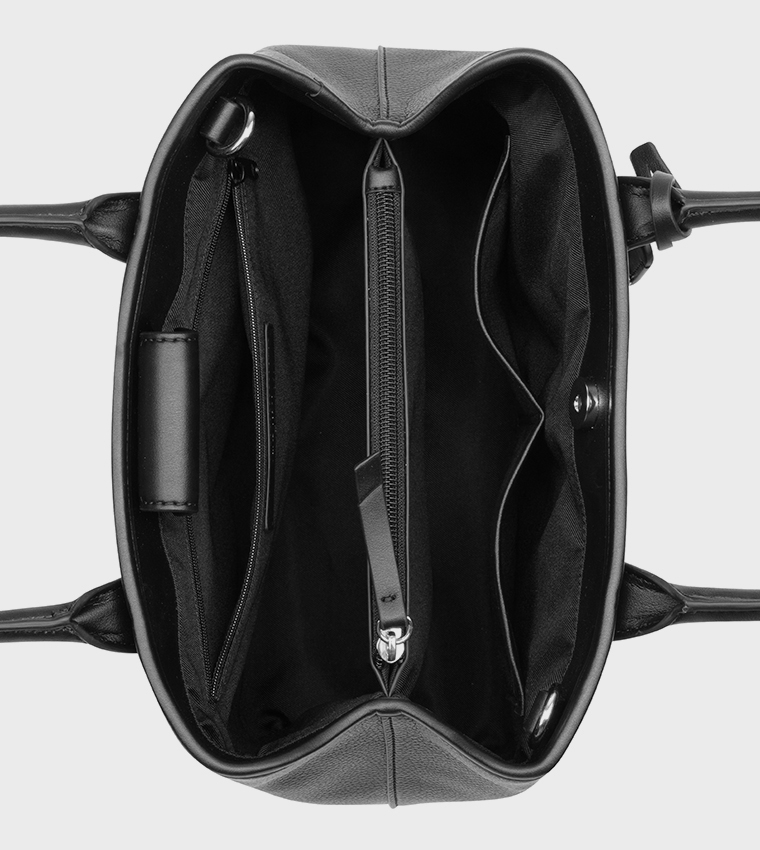 KYLENE Textured Satchel Bag