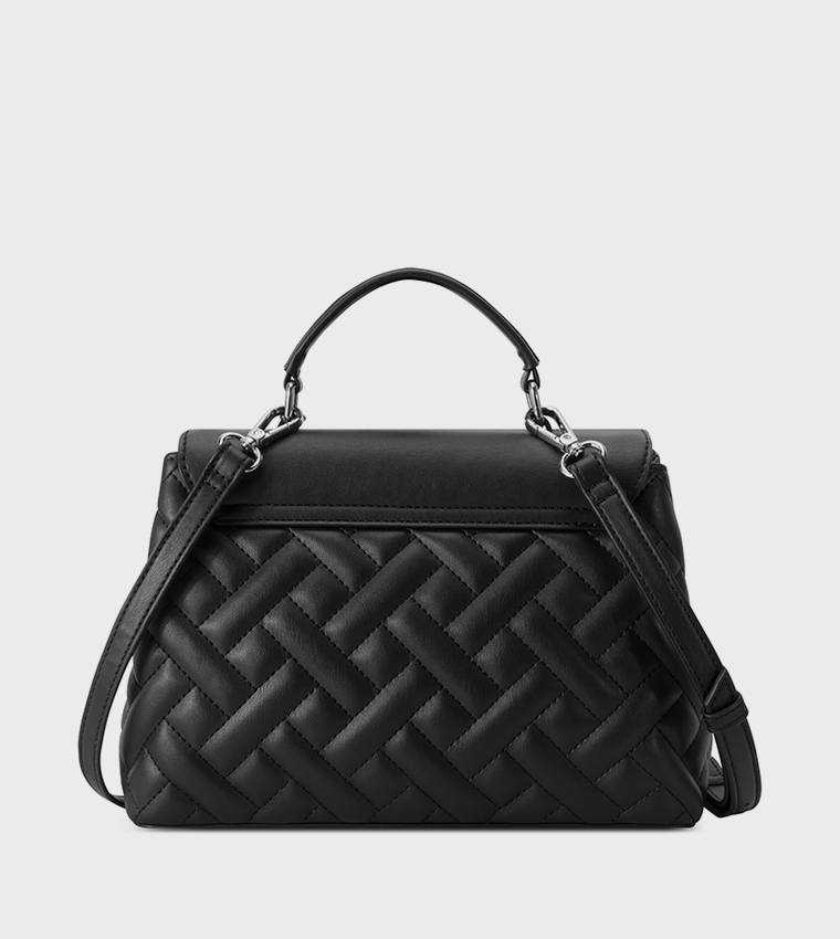 MAUREEN Quilted Top Handle Bag