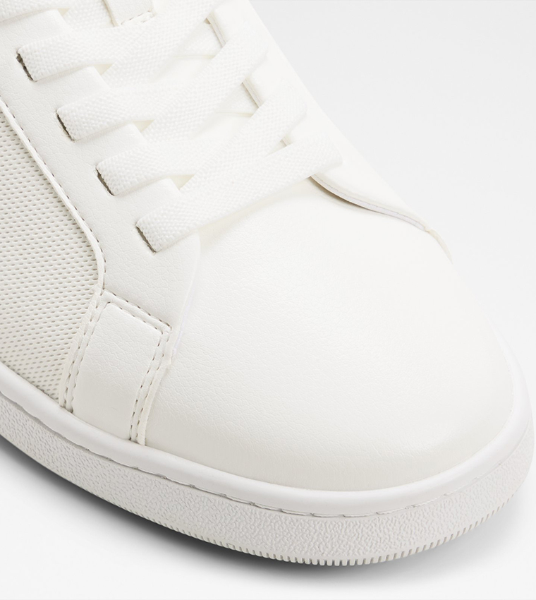 OBRIEN Textured Round Toe Lace Up Sneakers