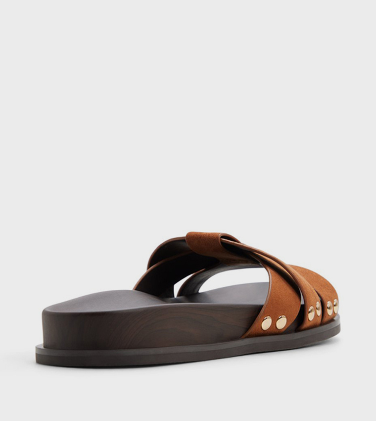 كول ات سبرنج  الصنادل المسطحة - حنطي Flat Sandals