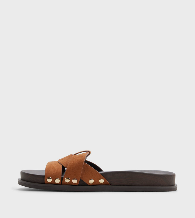 كول ات سبرنج  الصنادل المسطحة - حنطي Flat Sandals