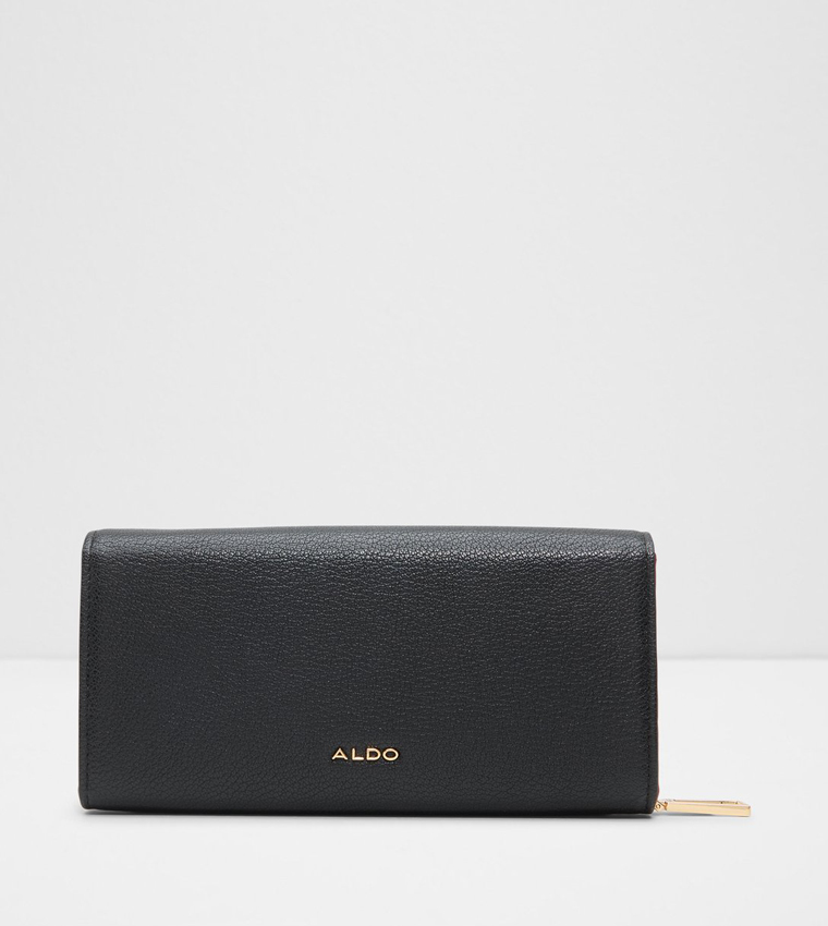 OLIRA Metal Accent Flap Wallet