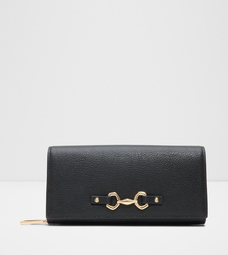 OLIRA Metal Accent Flap Wallet