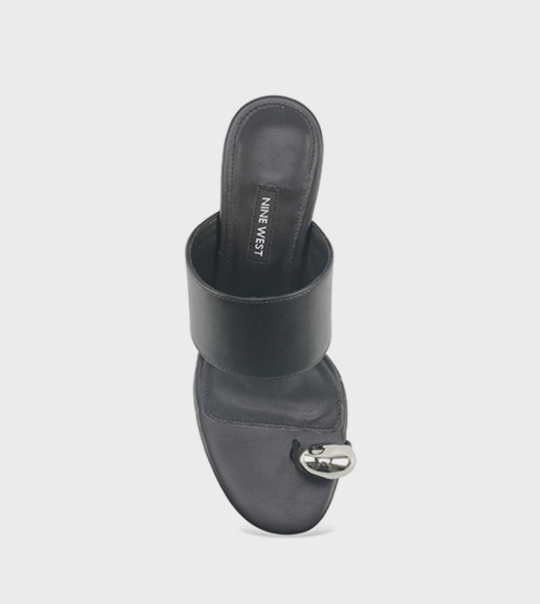ONDINA Solid Heeled Sandals