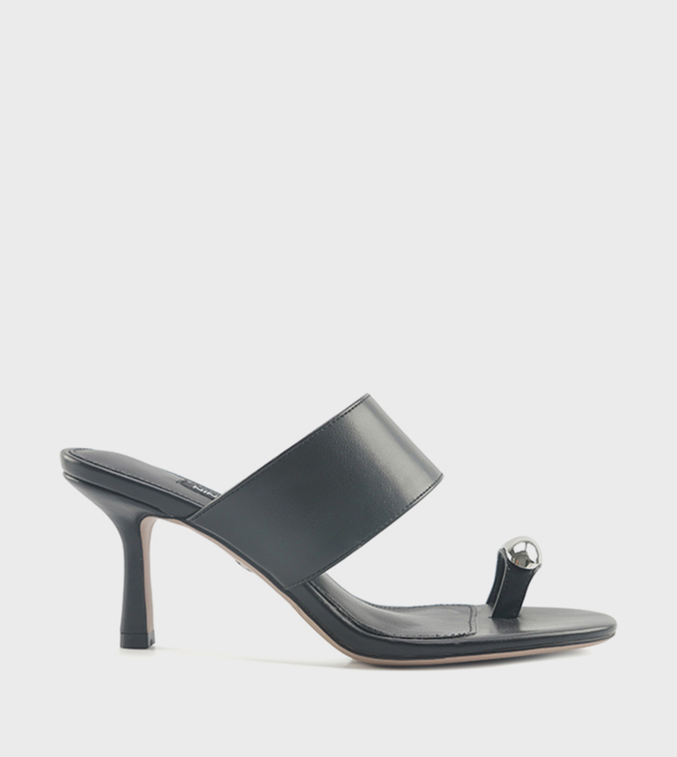 ONDINA Solid Heeled Sandals