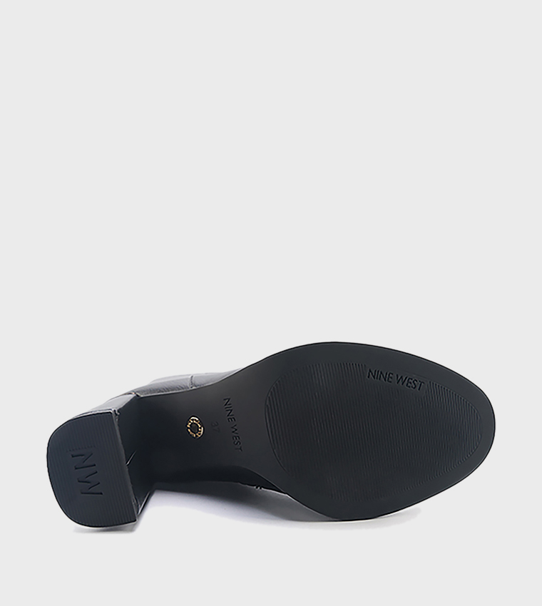 ORTENS Solid Heeled Knee High Boots