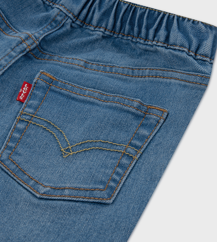 Printed Short Sleeves T-Shirt & Denim Short Set