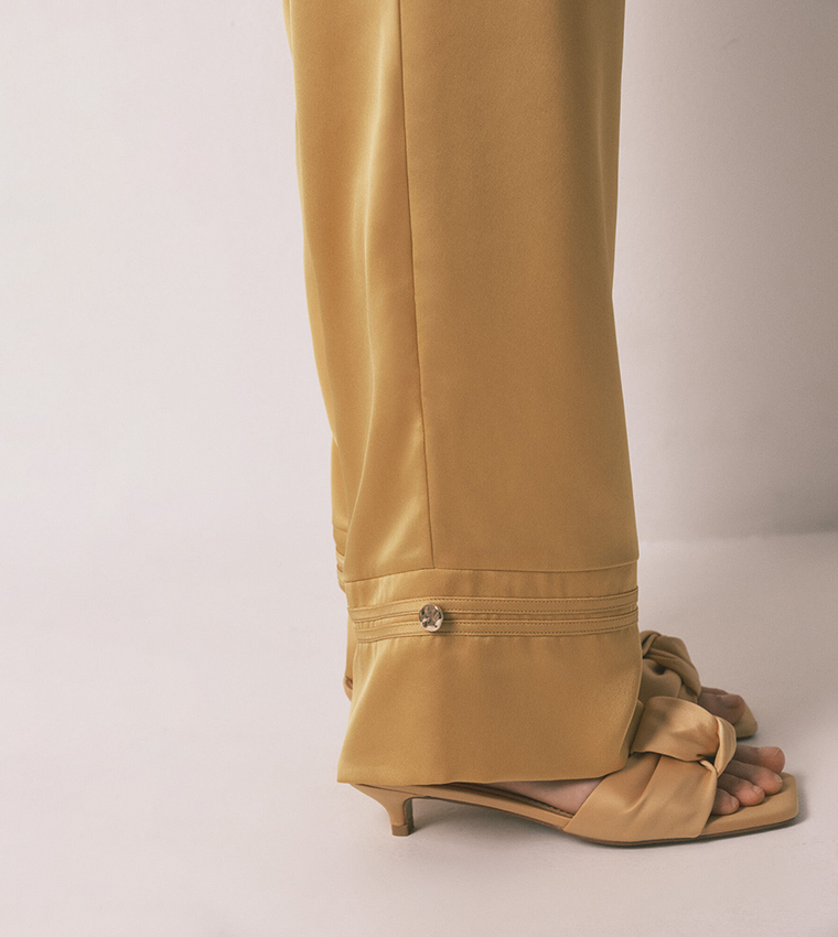 Long Satin Classic Pyjama Set