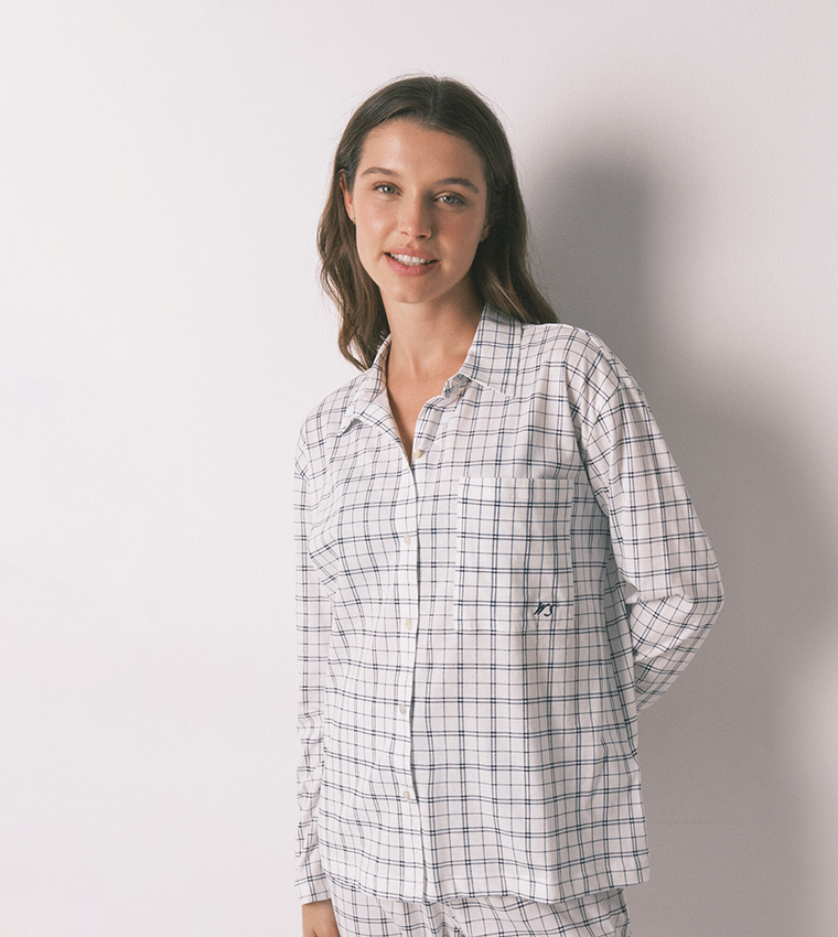Plaid Cotton Classic Pyjama Set