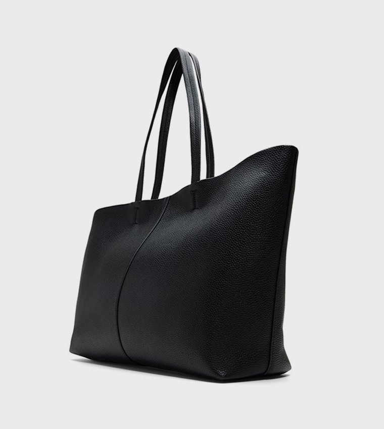 PAITYN Textured Zippered Tote Bag